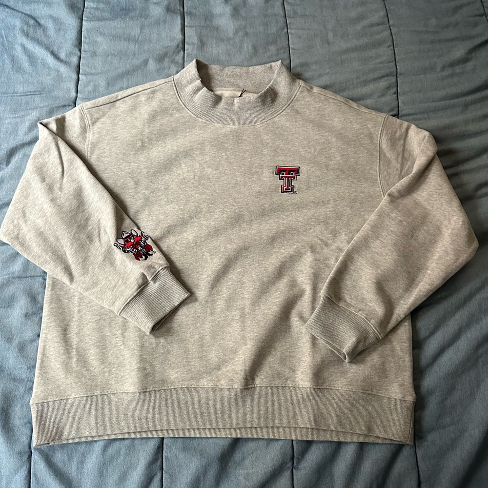Texas Tech University Mock Neck Sweatshirt